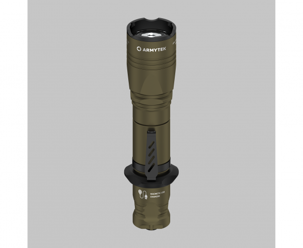 Armytek Dobermann Pro Magnet USB Olive (Warmes Licht)